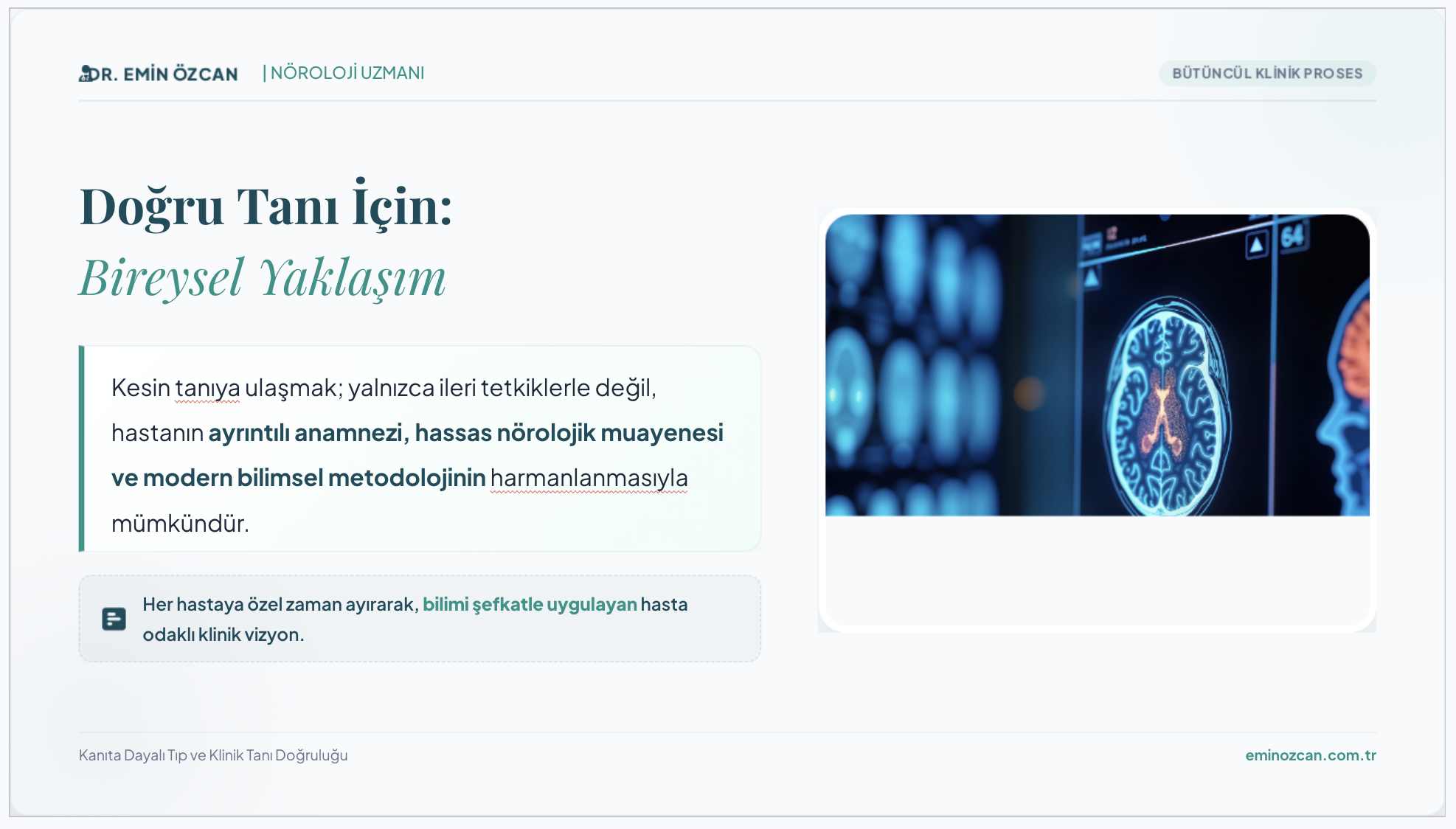 İstanbul Nöroloji Doktoru MS Uzman Prof. Dr. Emin Özcan